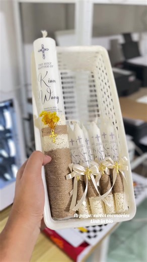 Meaningful Baptism Candle Ideas for Souvenirs