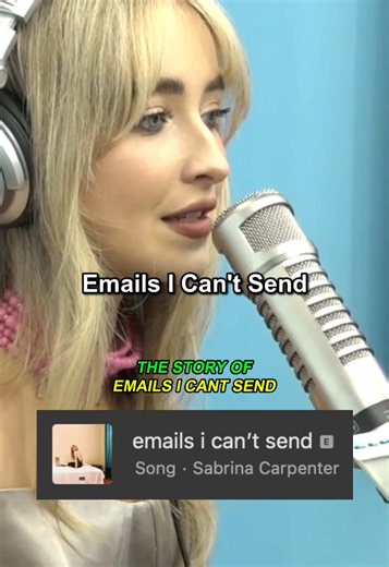 The Story of 'Emails I Can't Send' by Sabrina Carpenter
