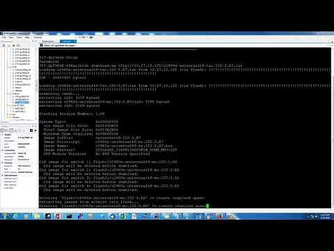 Cisco 2960X stack firmware Upgrade