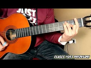 Agua Marina Paloma Ajena Guitarra Tutorial / Patricio Chamba Cumbia Peruana