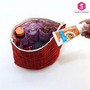 146K views · 4.9K reactions | Amazing Idea of Makeup Collection Pouch ! | Sonali's Creations | Facebook