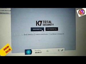 how to install k7 total security antivirus in pc| install antivirus in pc| k7 antivirus