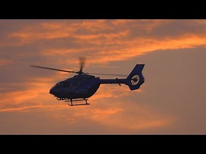 Boston MedFlight H145 evening landing [4K Video]