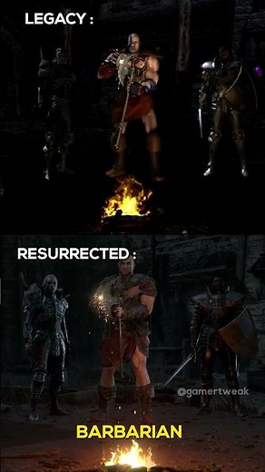 Diablo Resurrected : All Characters Legacy Mode vs Resurrected Mode (Graphic Comparison)