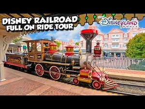 Ride the Disneyland Railroad on a Full Trip Around Disneyland Paris (Sep 2026) [4K]
