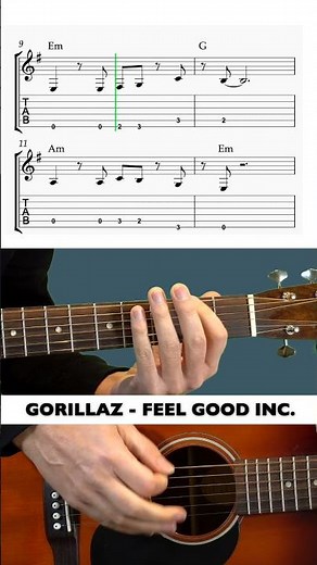 Feel Good Inc. - EASY GUITAR TUTORIAL