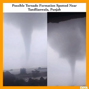 DIVA Magazine Pakistan on Instagram: "#DivaReports: A video has gone viral of what us a possible tornado formation near the town of Tandlianwala, Punjab - Via X (Twitter)"