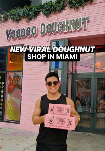 @voodoodoughnut is officially open in Wynwood, bringing their iconic Portland doughnuts to the 305. They’ve got 30 wild flavors and are open 6 AM – 3 AM for those late-night cravings. Favorites: Maple Bacon Bar, The Homer, Berry Go-Tart, Marshall Mathers, Blazer Blunt, and the Miami-exclusive Sublime Key Lime Miami Viceberry 🌴🍓🍋 Miami… which one are you trying first? 👀 👉FOLLOW @zackaryeats for more Miami and South Florida recommendations 📍 @Voodoo Doughnut (2401 NW 2nd Ave, Miami, FL 33127