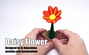 折纸—1080P版本ORIGAMI DAISY FLOWER (Jo Nakashima)