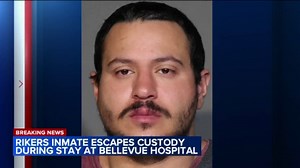Rikers inmate escaped custody while at Bellevue Hospital, police say
