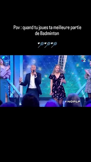 92 reactions · 5 comments | Pas de terrain mais un plateau de télé, un filet invisible, et le meilleur de tous les adversaires (même s'il faut avouer que j'ai un meilleur niveau ) Le top des parties de badminton ! Merci @naguiiiiiii 﫶 #naguiiii #noplp #castingnoplp | Cindy Sevilla | Facebook