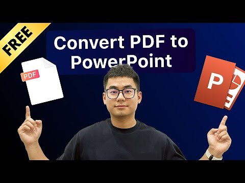 How to Convert PDF to PPT for Free