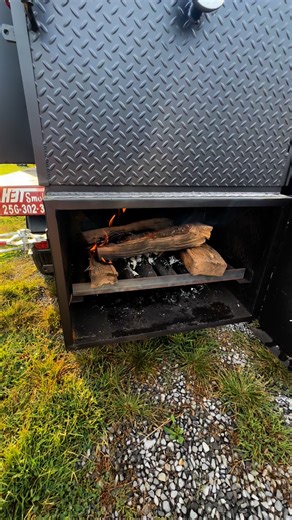 Firing up the smoker with friends, nice quiet evening in the country, sometimes it’s the smallest, simplest things that give you the greatest joy! #HBTsmokers #family #cooking #grill #smallbusinessbigdreams #smokingmeats | HBT Smokers, LLC.