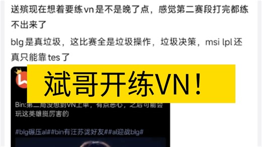 斌哥开练VN！