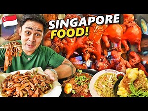 Ultimate SINGAPORE Food Tour! 10 Must Eats Singaporean Food!