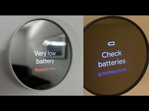 Google Nest Thermostat Battery Change - EASY DIY