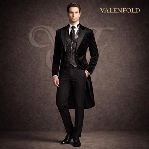 Men’s Victorian Tailcoat for Weddings – Luxury Formal Evening Coat With Waistcoat - Etsy