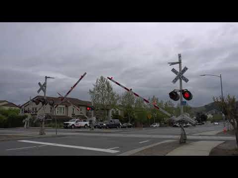 East Dunne Ave Railroad Crossing Video 2 - 4/24/25