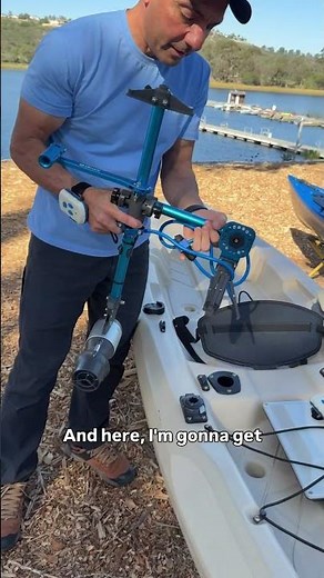 Motorize Your Kayak Using a Rod Holder 🤯⚡