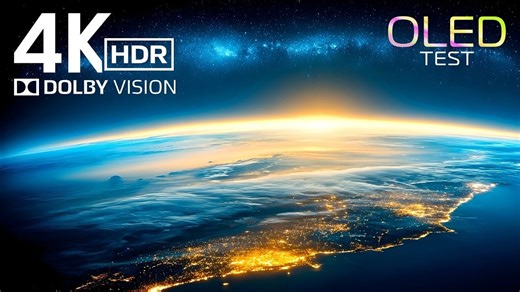 【4K HDR】视觉盛宴-4K HDR 240fps的地球-杜比视界™|极致画质|杜比视界|电视屏幕测试|手机屏幕测试 |