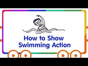 How to Draw Swimming Motion – Easy Cartoon Drawing Tutorial
