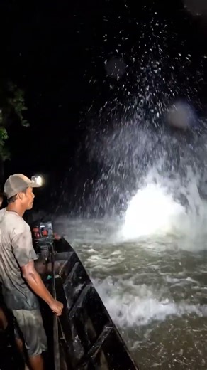 8 Seconds of Pure Shock: Fisherman Captures a Giant Amazon Fish in Action! #nature #wildlife #usa