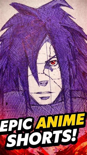 Madara Uchiha Blue Pen Drawing(🔥👀 )|| Clean#sketchdrawing #ytshorts