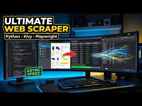 Ultimate Python Web Scraper GUI Playwright + Kivy Async Automation #Python #WebScraping #Playwright