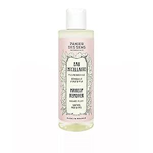 Panier des Sens - Micellar Water - with Cornflower + Rose + Peony Extract - Cleansing & Radiance - Make up Remover for Women Made in France - Gentle Face Cleanser 98% Natural Ingredients – 6.8 floz
