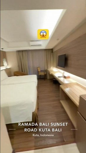 This Bali Hotel Room Shocked Me 😱 | Ramada Bali Sunset Road Kuta Bali Tour”