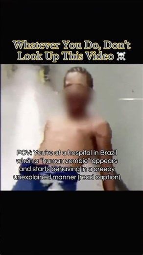 Whatever You Do, Don’t Look Up This Video ☠️ #creepy