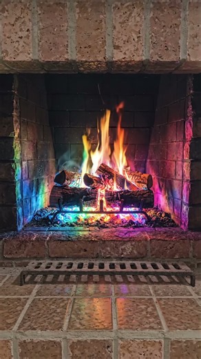 Purple Fireplace 🔥 Soothing Crackling Fire ASMR for Deep Sleep & Relaxation | #fireplace #fire