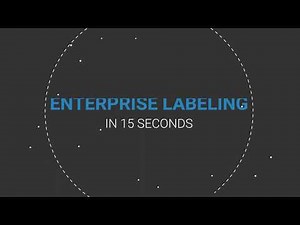 Enterprise Labeling in 15 seconds