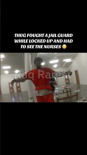 Young Thug Fights Jail Guard Inside Cell 😳 #youtubeshorts