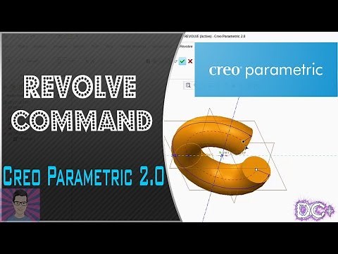 Creo Tutorial || How to Use Revolve || Tips And Tricks || Advance Options || DC+ Tutorials