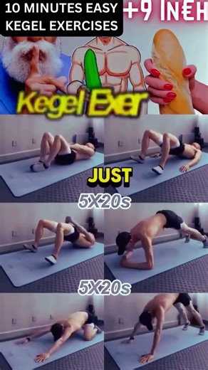 10 Minutes Easy Kegel Exercises | Boost Pelvic Strength & Men’s Health