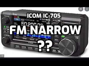 ICOM IC-705 FM Narrow ??