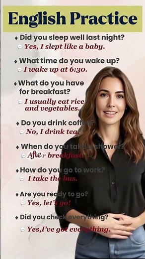 Learn English FAST with Simple Morning Questions ☀️ | Beginner English Conversation A1–A2