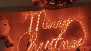 24 Inch Christmas Window Silhouette Lights,Merry Christmas Window Silhouette Lights,Double Side Lamp Decoration for Holiday Indoor Wall Door Glass Decorations