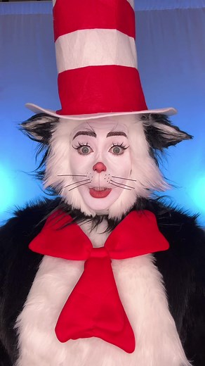 Easy Cat In The Hat Halloween Makeup Tutorial