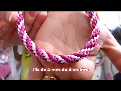 Tuto Bracelet en Kumihimo (tressage japonais)