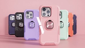 IDweel for iPhone SE 2020 Case,for iPhone SE 2022 Case,for iPhone 8/7/6S/6 Case with Screen Protector,Hybrid Heavy Duty Protection with 360°Ring Holder Car Mount Kickstand Bumper Hard Cover,Rose Gold