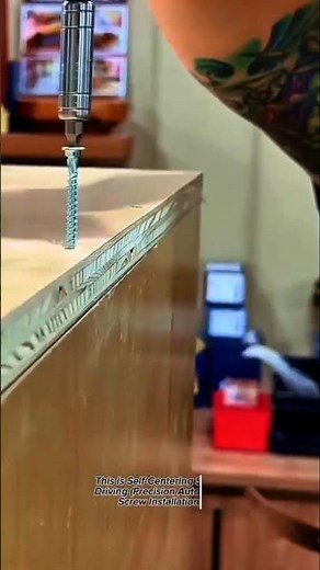 Self-Centering Funnel Head Screw – Perfect Alignment Every Time (Satisfying Woodworking Tool)