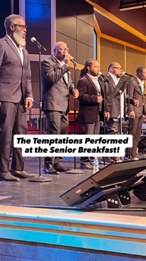 🔥🔥PRESS PLAY! “Papa was a rolling stone!” The band today at The Senior Breakfast SANG ALL of our favorites from The Temptations ❤️ | WVON 1690AM - The Talk of Chicago