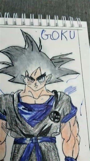 drawing goku #drawing #anime #art #shortvideo #animeart #shorts