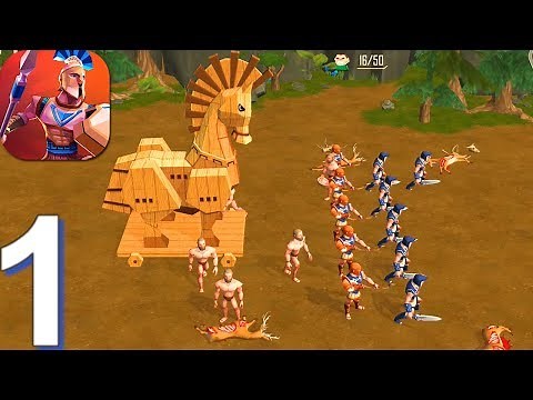 Trojan War: Rise of the legendary Sparta - Gameplay Walkthrough Part 1 Levels 1-5 (Android)