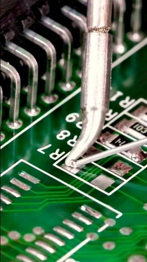 installation soldering of SMD components