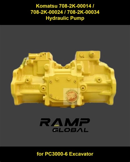 HEAVY MACHINERY PARTS | SPARE PARTS WORLDWIDE on Instagram: "**Hydraulic Pump – Komatsu PC3000-6 Excavator** **Part Numbers: 708-2K-00014 / 708-2K-00024 / 708-2K-00034** ✅ In stock – order now ✅ Complete main hydraulic pump for Komatsu mining excavators ✅ Direct replacements for 708-2K-00014, 708-2K-00024, 708-2K-00034 ✅ Fast worldwide delivery 🔧 **Compatibility** Fits Komatsu mining excavators equipped with these hydraulic pumps, including: Komatsu PC3000-6 Designed for ultra-heavy mining oper