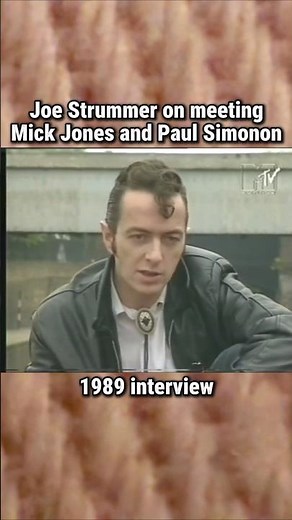 Joe Strummer: How I first met Mick Jones and Paul Simonon #joestrummer #theclash #ukpunk #punkrock