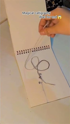 Wait for and 😱 magical calligraphy#artshorts #shorts